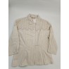 Les Olivades " Ronda " Neuf Chemisier Manches Longues Beige Figueras Taille 40