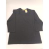 Les Olivades Neuf Taille 4 T Shirt Uni Noir Manches Semi Longues