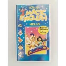 Disney Magic English N 1 Hello Aladdin Cassette Vidéo VHS K7