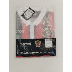 Maillot Neuf Authentique OGC Nice Macron 2018 Domicile XXL Rayé Red Football