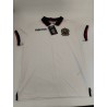 Neuf Polo Ogc Nice Macron Taille M Football CLUB Blanc Noir rouge Tenue De...