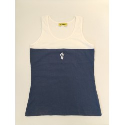 Débardeur Les Olivades Bleu Marine Blanc Taille 2 Soleiado Souleiado Camargue...