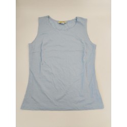 Les Olivades Débardeur Neuf Bleu Ciel T Shirt Sans Manches Taille 3 Soleiado