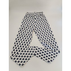 Les Olivades Neuf Pantalon Coton Élastique Taille 36 Motif Provençaux...