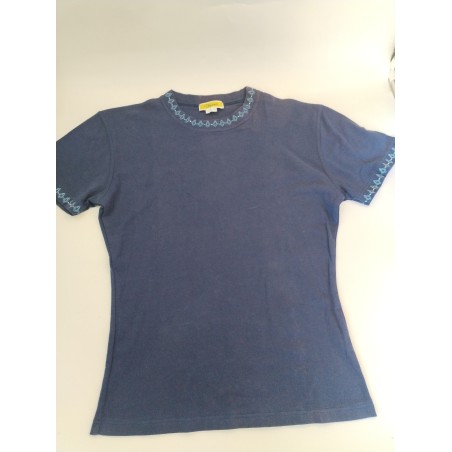Les Olivades T Shirt Manches Courtes Bleu Marine Taille 3 Provence Soleiado
