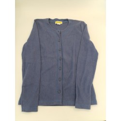 Les Olivades Gilet Bleu Marine Manches longues Coton Taille 2 Provence Camargue 