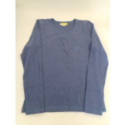 Les Olivades Tshirt Manches Longues Taille 2 Coton Bleu Marine Provence Camargue