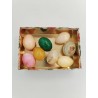 Lot De 8 Oeufs En Pierre Naturelle Collection Déco Marbre Oeuf 