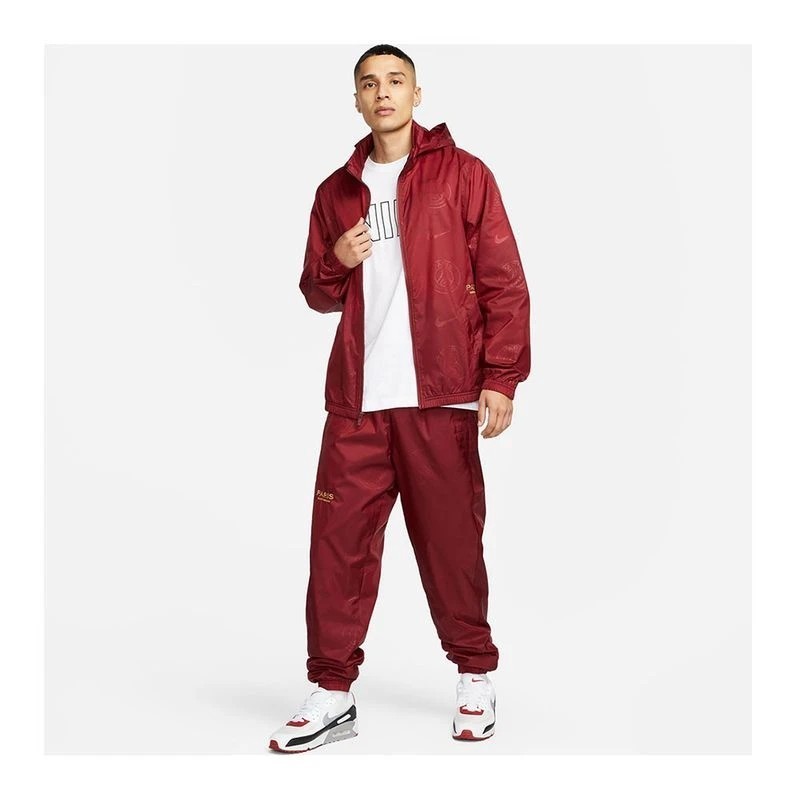 Neuf Nike Survêtement PSG SPE LND GX SE 23 24 Bordeaux Or Imperméable Kway Paris Neuf Nike Survêtement PSG SPE LND GX SE 23 24 Bordeaux Or Imperméable Kway Paris