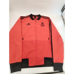 Real Madrid Veste Presentation UCL  Corail Noir Football Adidas Survêtement Haut