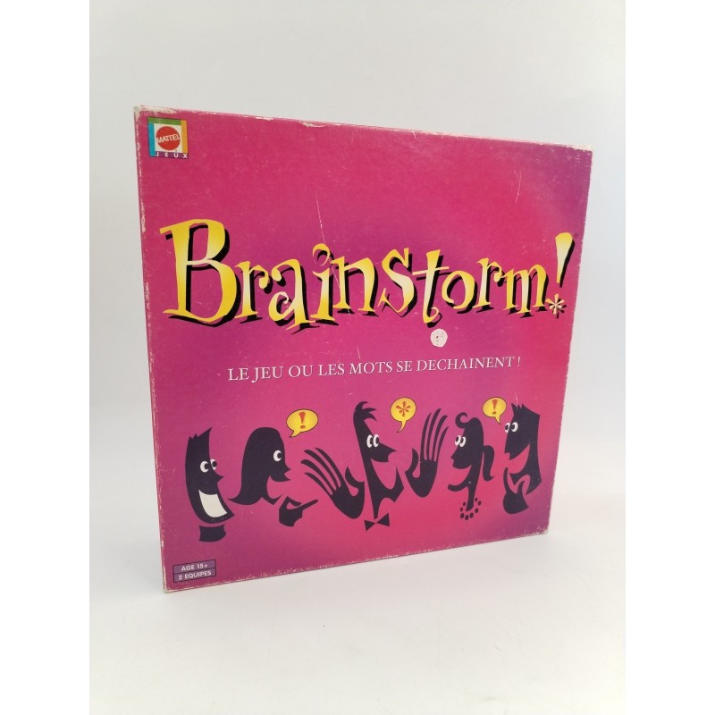 JEU BRAINSTORM ! Mattel Jeux De Société Hersch Defis Mots 