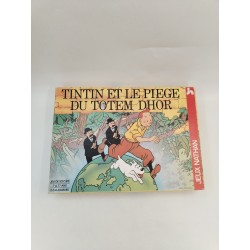 Jeu de Société Tintin et le Piège du Totem Dhor NATHAN 1991 Jeux Hergé 