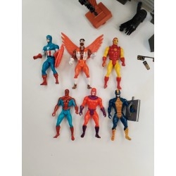 1984 Marvel Super Heroes Secret Wars Tour Fatalis Mattel Lot 6 Figurines Jouet 