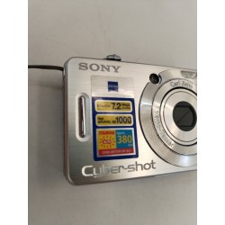 Sony Cyber-shot DSC-W55 7.2MP Digital Camera - Silver Appareil Photo Numérique 
