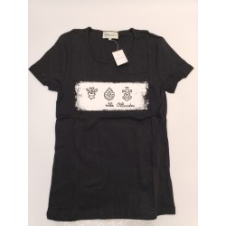 Neuf Les Olivades T Shirt Noir Taille 2 Croix De Camargue Manade Tee Shirt Été