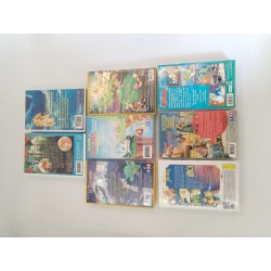 Lot De 8 Cassettes Vidéo VHS K7 Dessins Animés TF1 La Belle Et La bête La petite