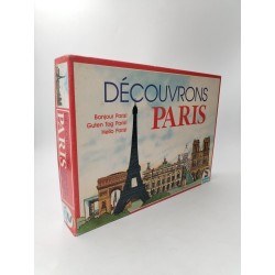 Découvrons Paris Schmidt France Jeux De société Jeu Bonjour Capitale Tour Eiffel