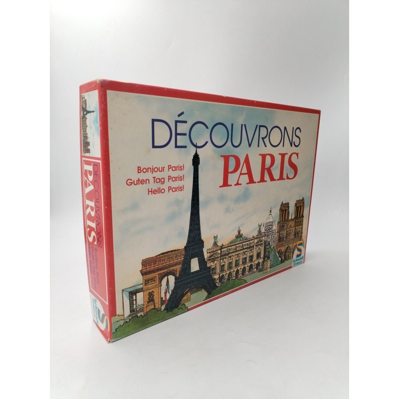 Découvrons Paris Schmidt France Jeux De société Jeu Bonjour Capitale Tour Eiffel
