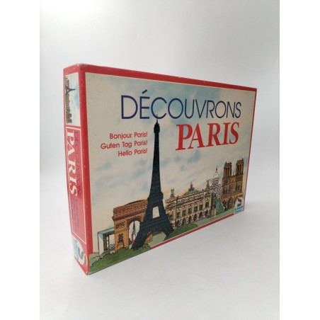 Découvrons Paris Schmidt France Jeux De société Jeu Bonjour Capitale Tour Eiffel