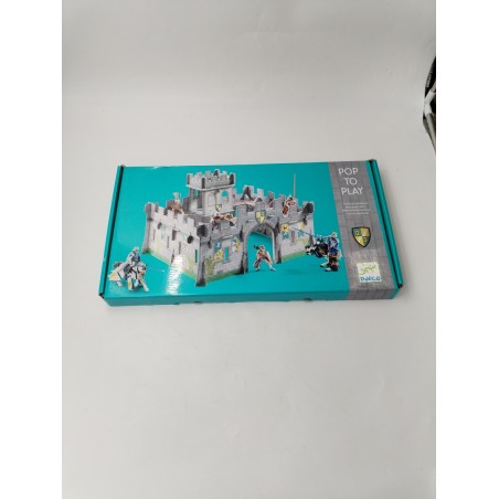 Pop To Play Château Médiéval Djeco Jeux Jeu Construction Papo Figurine Chevalier