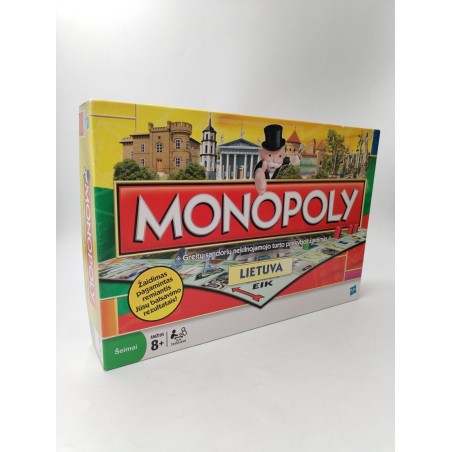 Monopoly Lietuva Lituanie Hasbro Jeux De Société Lituanien Jeu