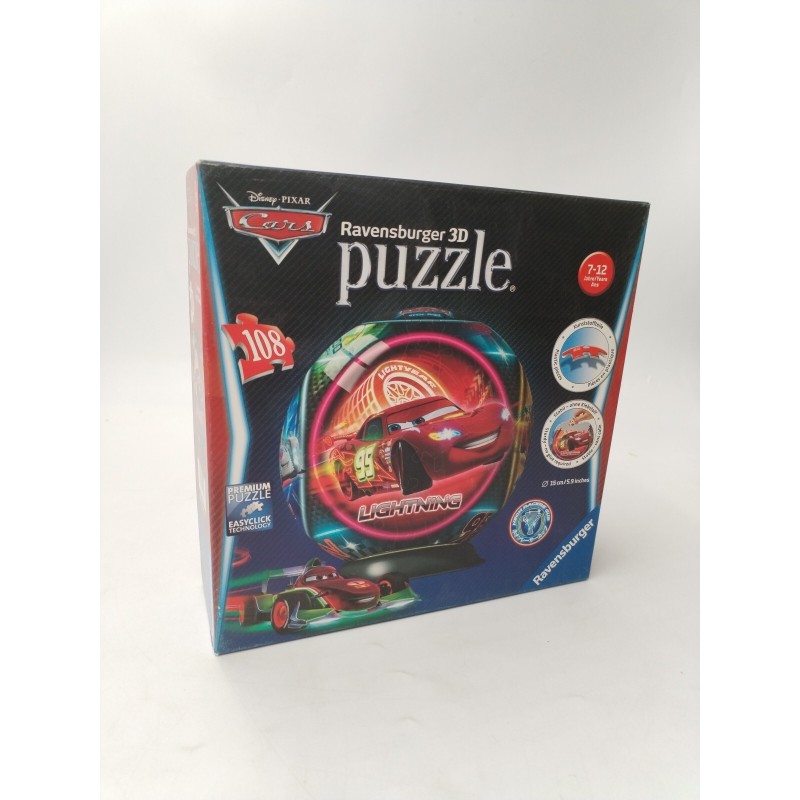 Disney Pixar Cars Puzzle 3 D Lighting Ravensburger 108 Premium Néon Racers Cup