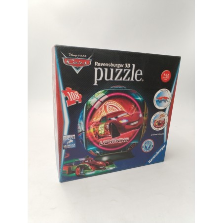 Disney Pixar Cars Puzzle 3 D Lighting Ravensburger 108 Premium Néon Racers Cup