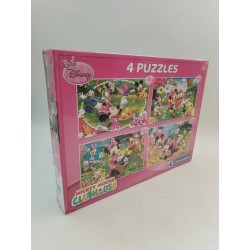 Coffret 4 Puzzles Neuf Disney Mickey Mouse Club House Clementoni Puzzle