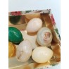 Lot De 8 Oeufs En Pierre Naturelle Collection Déco Marbre Oeuf 