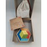 Prism Puzzle Hape Formes Géométriques M Bois Bambou Créative Game