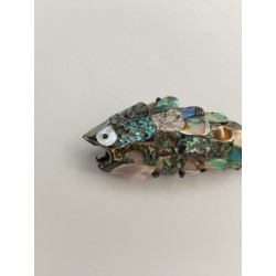 Poisson Articulé En Nacre Design Décapsuleur Vintage Napoléon 3 Ancien Art Déco 
