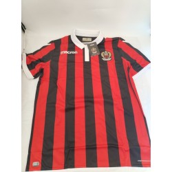 Maillot Neuf Authentique OGC Nice Macron 2018 Domicile XXL Rayé Red Football