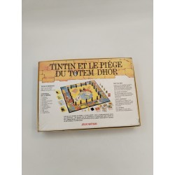 Jeu de Société Tintin et le Piège du Totem Dhor NATHAN 1991 Jeux Hergé 