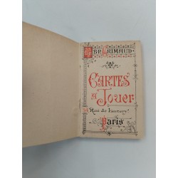 1929 Ancien livret regles jeu carte Grimaud  bridge Poker Baccara Jeux Cartes