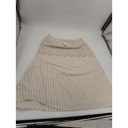 Les Olivades Neuf " Ronda " Jupe Asymétrique Beige Figueras Taille 40