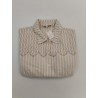 Les Olivades " Ronda " Neuf Chemisier Manches Longues Beige Figueras Taille 40