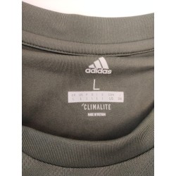 Maillot Adidas Climalite Taille L Vert Or T Shirt Foot Running Sport Muscu