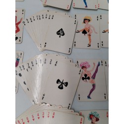 Coffret 2 Jeux De Cartes Cancan Numérotés Édition Originale Signé Albarran Strip
