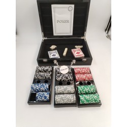 Coffret Poker Valise Casino Mises Jeu De Cartes Welcome To Vegas