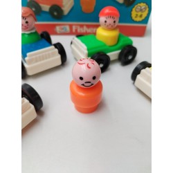 Fisher Price Toys 1981 Comme Neuf Little People Voitures Jouet Figurines