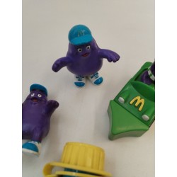 Années 90 Lot Jouet Mc Do Happy Meal Grimace Figurine Mc Donald's