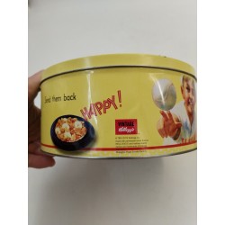 alinea boite a biscuit Métal ronde corn flakes kellogg's vintage 20 Cms 