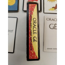 Oracle Gé Gérard Barbier 1991 cartomancie voyance Tarot Cartes Jeux Jeu Carte 