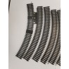 lot de 18 rails HO JOUEF COURBES N470 R -325 R-12 3/4 Trains Électriques Eclisse