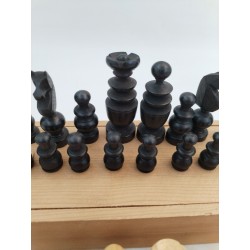 Jeux D'échecs Régence Jeu Échec Cafe Paris Bois Tourné Échiquier