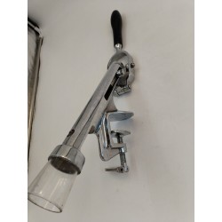 Tire Bouchon Automatique Ouvre Bouteille Vin Bar Comptoir Chrome Levier Étaux