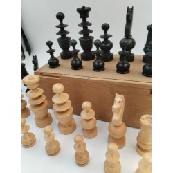 Ancien Jeux d'échecs style REGENCE Jeu Échec Reine 9 Old REGENCY chess set