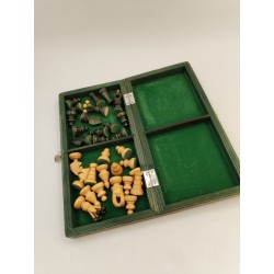 Jeux D'échecs Bois Coffret Pliant Plateau Échiquier Jeu Échec Échecs