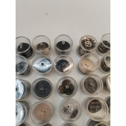 Lot Neuf + De 400 Boutons 124 Boîtes De Couture Mercerie Manchette Création