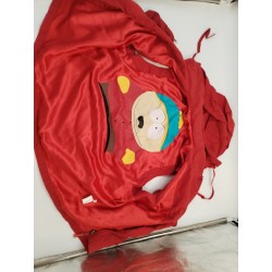 JCDC Castelbaljac X South Park Pluie Veste Imperméable Sans Manches Rouge 40